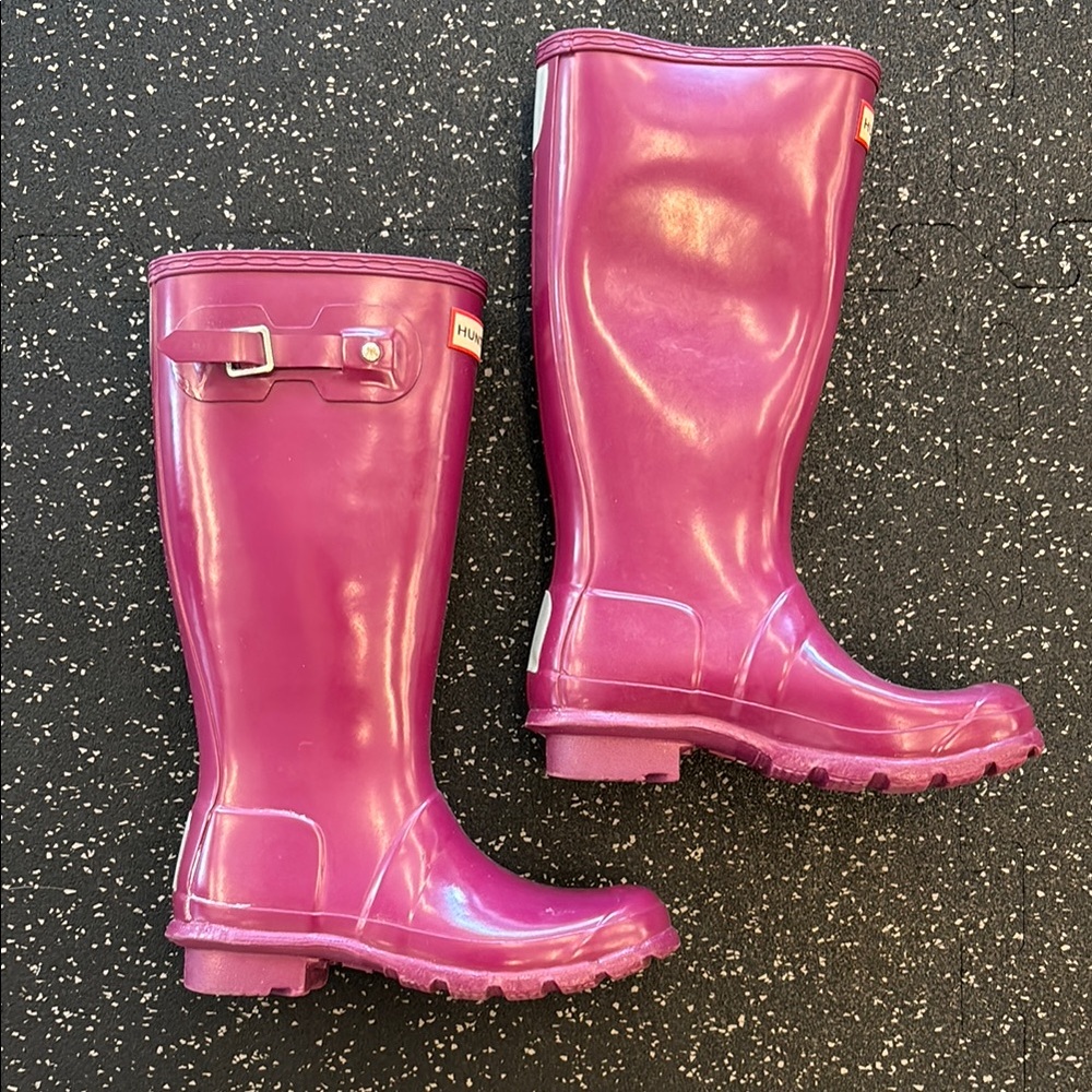 Hunter Purple Rain Boots